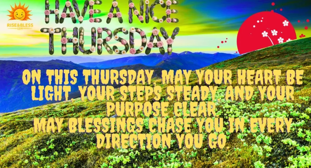 Beautiful Thursday Blessings