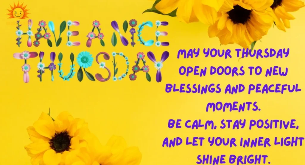 Good Morning, Thursday Blessings