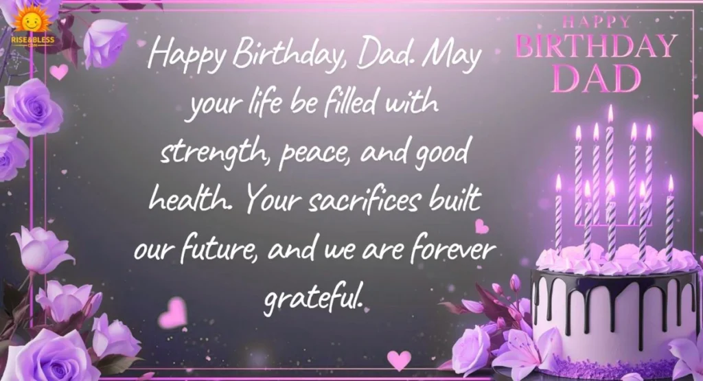 Birthday Blessings & Prayers for Dad