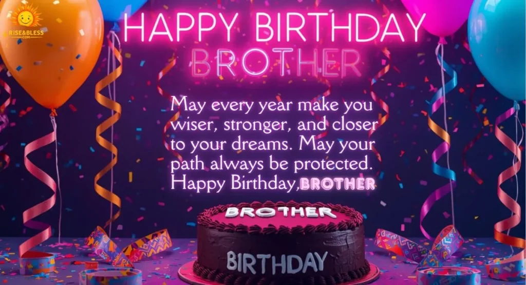Birthday Blessings and Messages for Brother from Sister