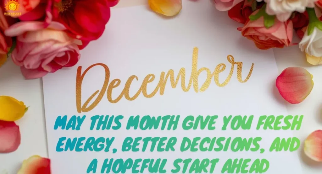 December Blessings Quotes & Scripture-Inspired Declarations