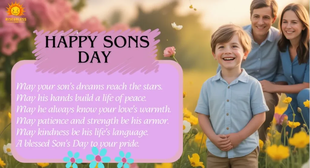 Heartwarming Sons Day Wishes for Every Son – General Messages