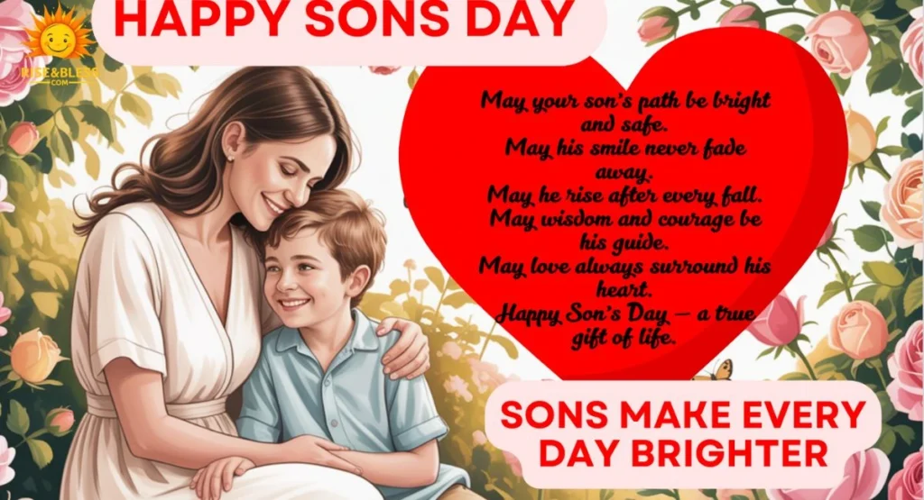 Sons Day Wishes from Mom – Emotional and Loving Messages
