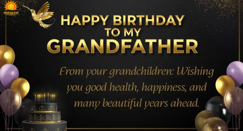 Birthday Wishes for Grandfather from Granddaughter
