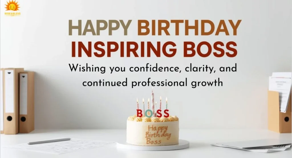 Professional & Formal Birthday Wishes for Boss