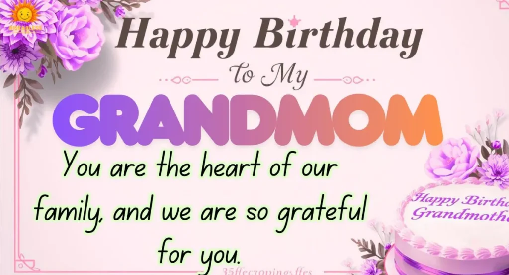 Short & Simple Birthday Wishes for Grandma