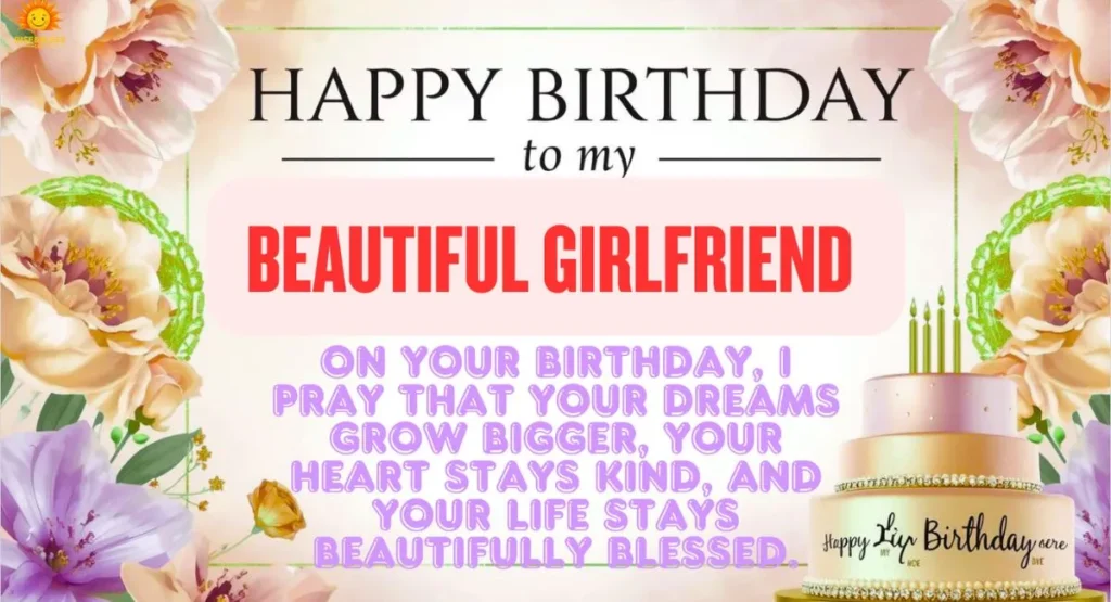 Sweet & Loving Birthday Messages for Girlfriend